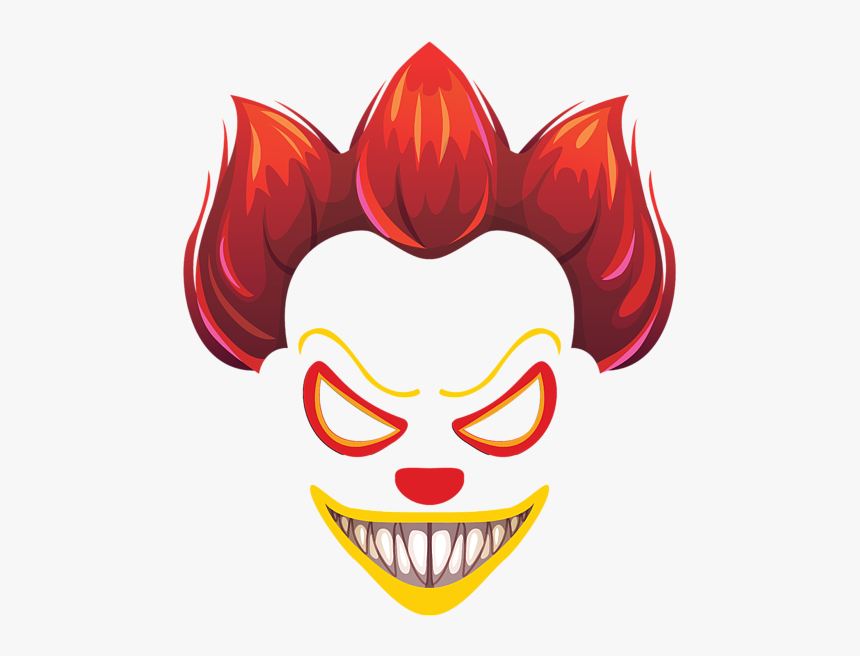 Scary Clown Clipart, HD Png Download, Free Download