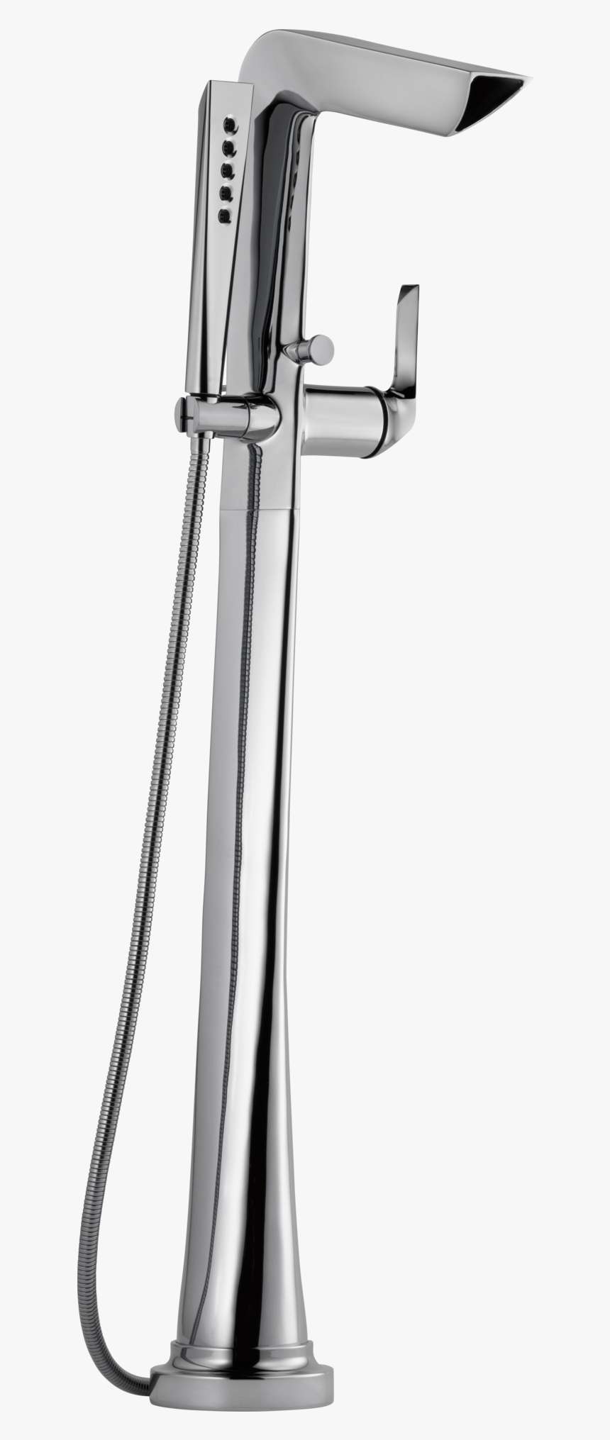 Floor Mounted Tub Faucet Png - Brizo Freestanding Tub Filler, Transparent Png, Free Download