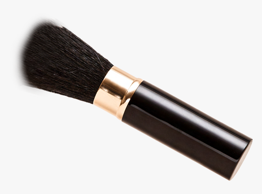 Natural Hair Brush Retractable Powder - Makeup Brushes, HD Png Download, Free Download