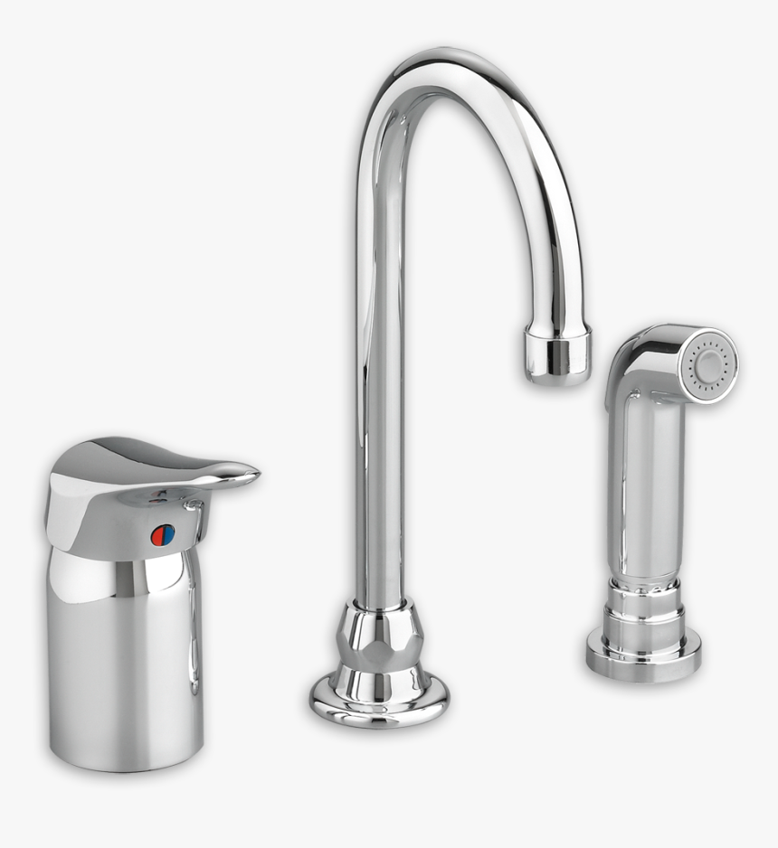 Thumb Image - Delta Single Handle Gooseneck Faucet With Side Sprayer, HD Png Download, Free Download