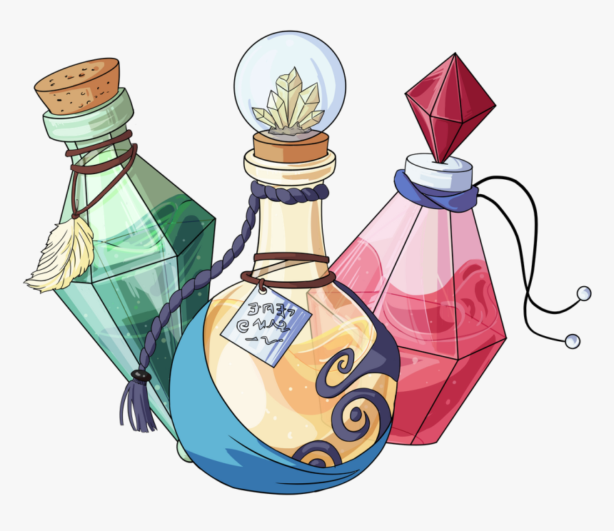 Khymian Flasks And Potions - Illustration, HD Png Download, Free Download