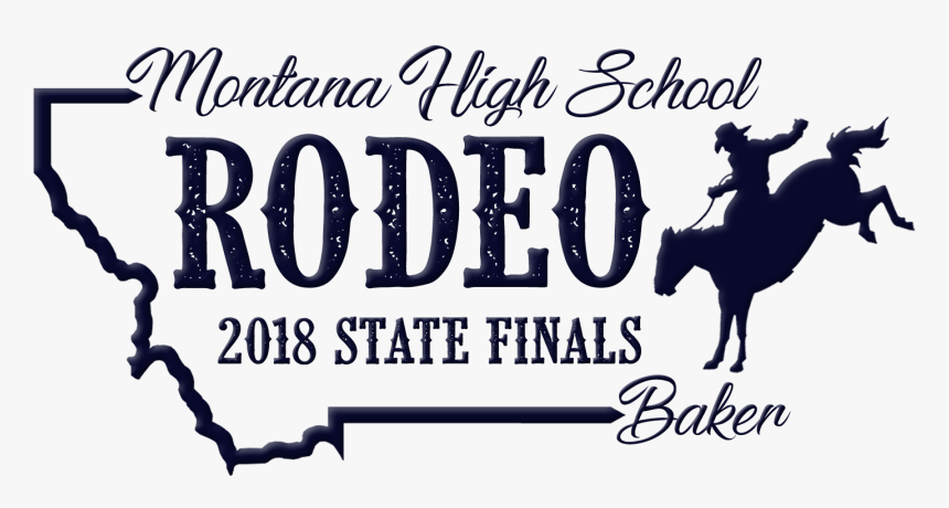 National High School Rodeo Association , Png Download - Silhouette, Transparent Png, Free Download