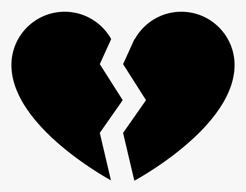 Transparent Love Png Text - Broken Heart Cut Out, Png Download, Free Download