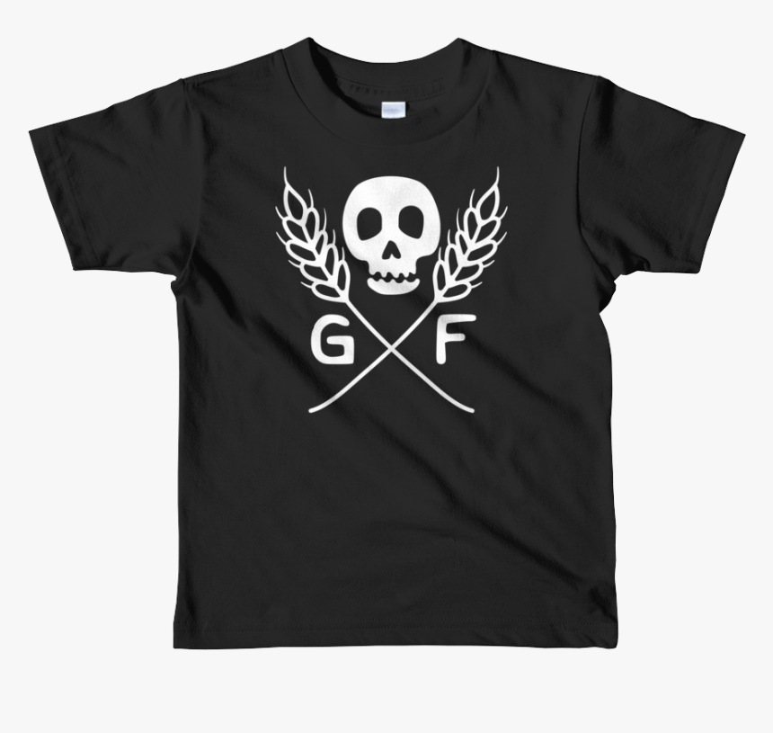 Gf Skull White Mockup Front Flat Black, HD Png Download, Free Download