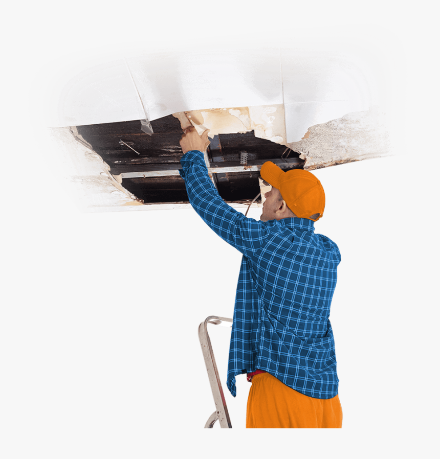 Water Damage In Ceilings Can Be Repaired - North Palm Beach Restoration Company, HD Png Download, Free Download