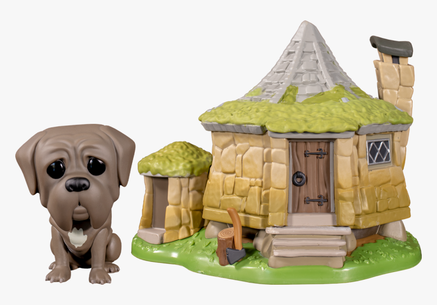 Fang With Hagrid"s Hut Pop Town Vinyl Figure - Hagrid's Hut & Fang, HD Png Download, Free Download