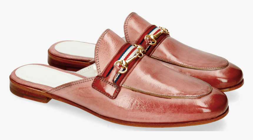 Mules Scarlett 46 Glove Nappa Pink Salt Trim Gold - Sandal, HD Png Download, Free Download