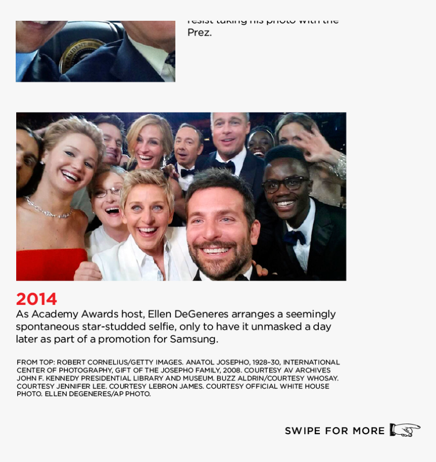 Slide Show Overlay, Hd Png Download - Ellen\'s Oscar Selfie, Transparent Png, Free Download