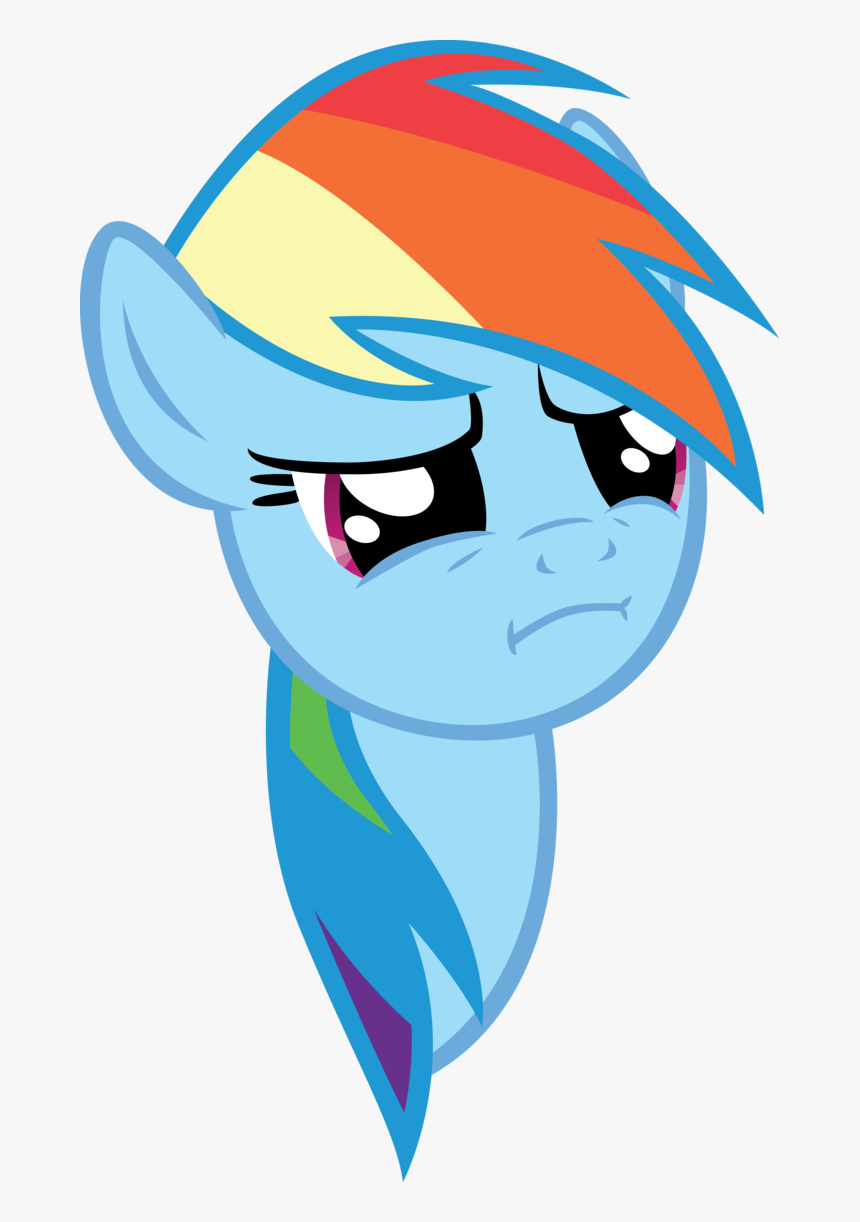 Funny Rainbow Dash Faces - Mlp Funny Rainbow Dash, HD Png Download, Free Download