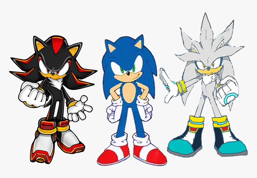 Sonic, Shadow And Silver The Three Hedgehogs - Shadow The Hedgehog, HD Png Download, Free Download