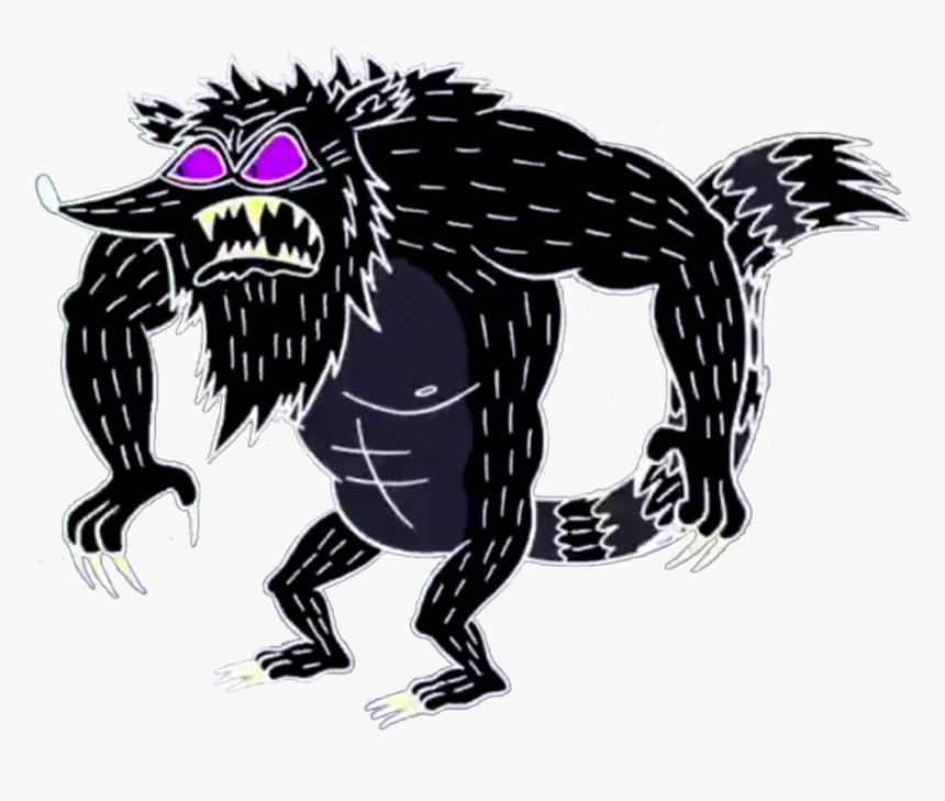 Regular Show Monster Ybgir - Regular Show Evil Rigby, HD Png Download, Free Download