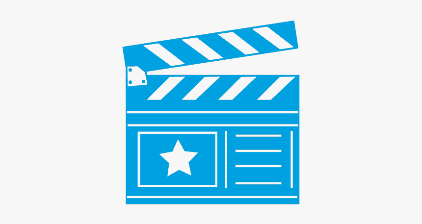 Blue Movies In Png - Movies Icon Png Blue, Transparent Png, Free Download