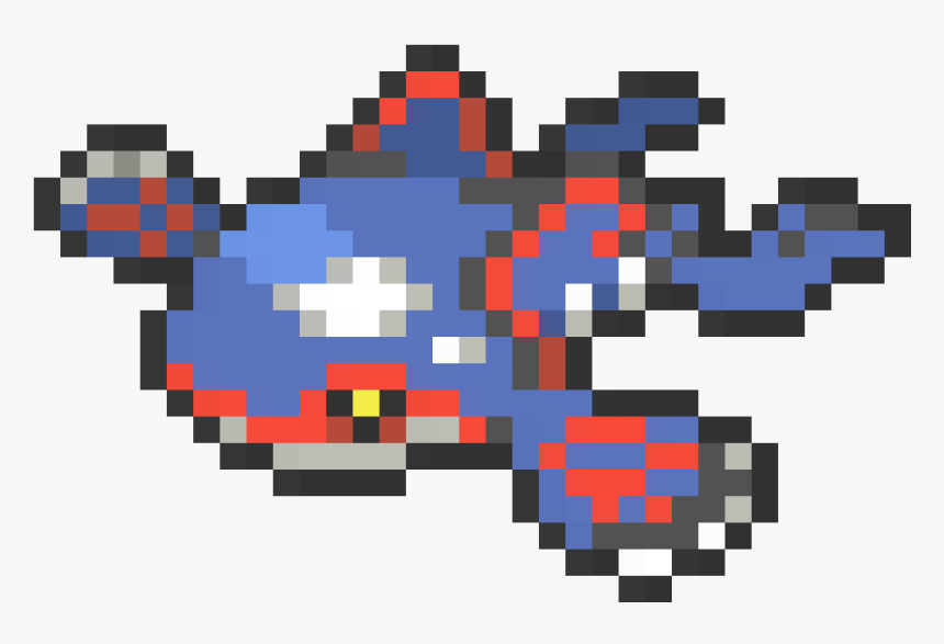Part 1 Of @hoppip Cherubi And Sunkern‘s Request Kyogre - Pixel Art Pokemon Groudon, HD Png Download, Free Download