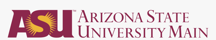 Asu Main Logo Png Transparent - Arizona State University, Png Download, Free Download