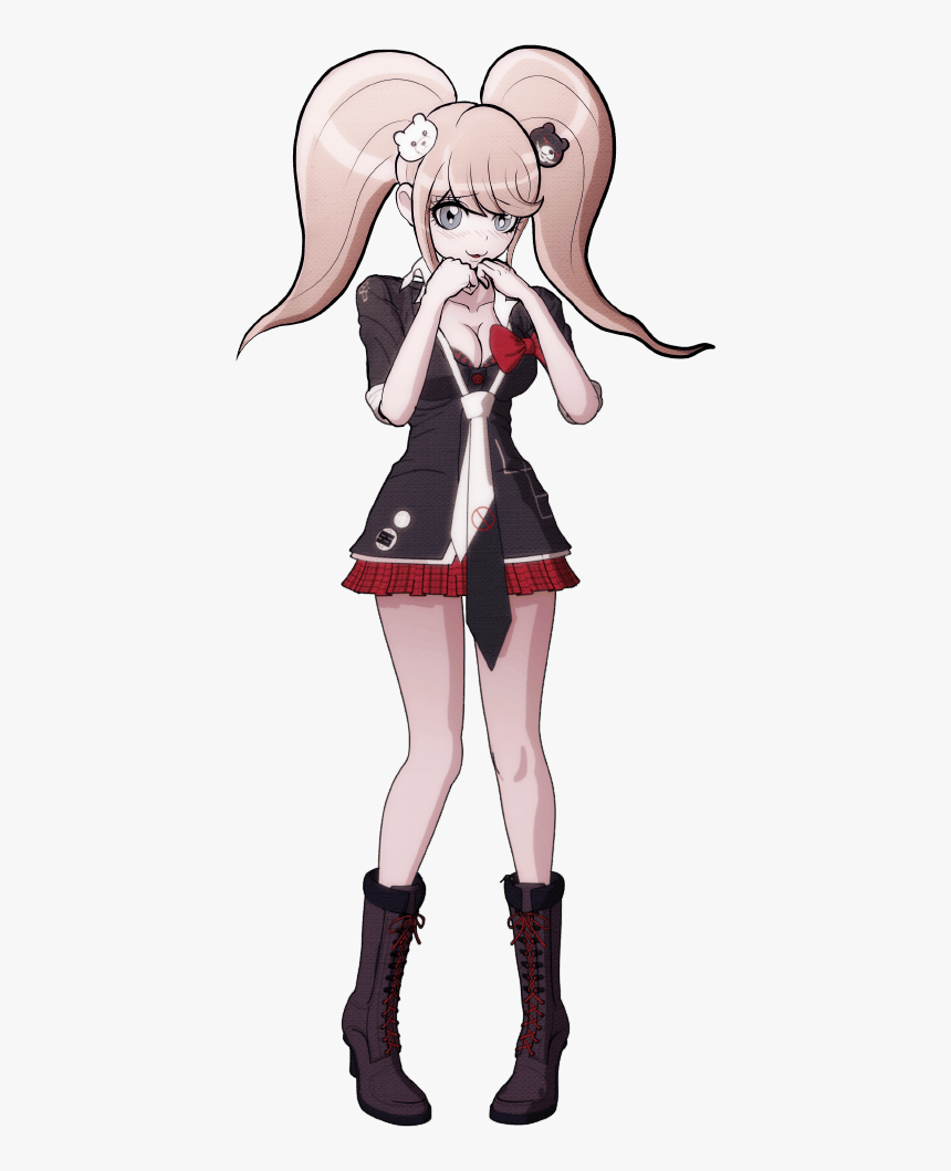 Junko Enoshima Fullbody Sprite - Danganronpa Sprites Full Body, HD Png Download, Free Download