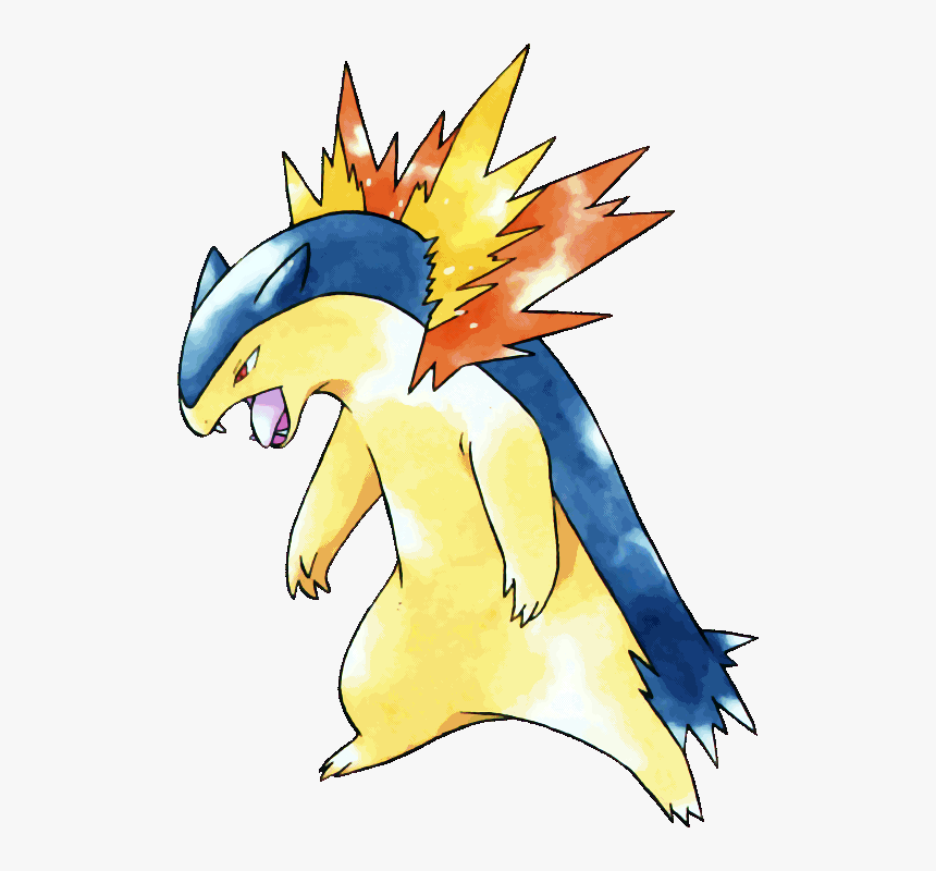 Pokemon Typhlosion , Png Download - Ken Sugimori Gen 2 Art, Transparent Png, Free Download