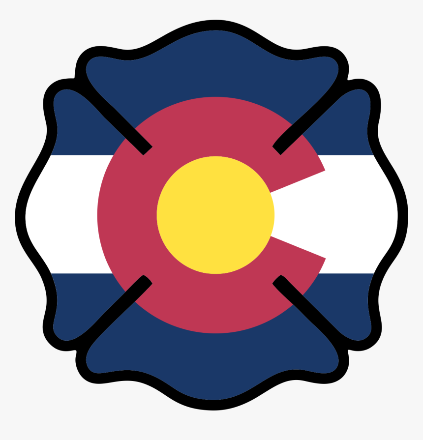 #colorado #firefighter Sticker From Http - Colorado State Flag, HD Png Download, Free Download
