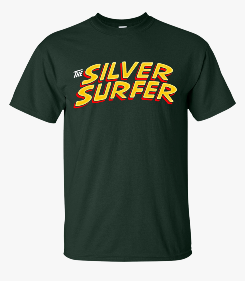 Silver Surfer Classic Title Clean Silver Surfer T Shirt - Active Shirt, HD Png Download, Free Download