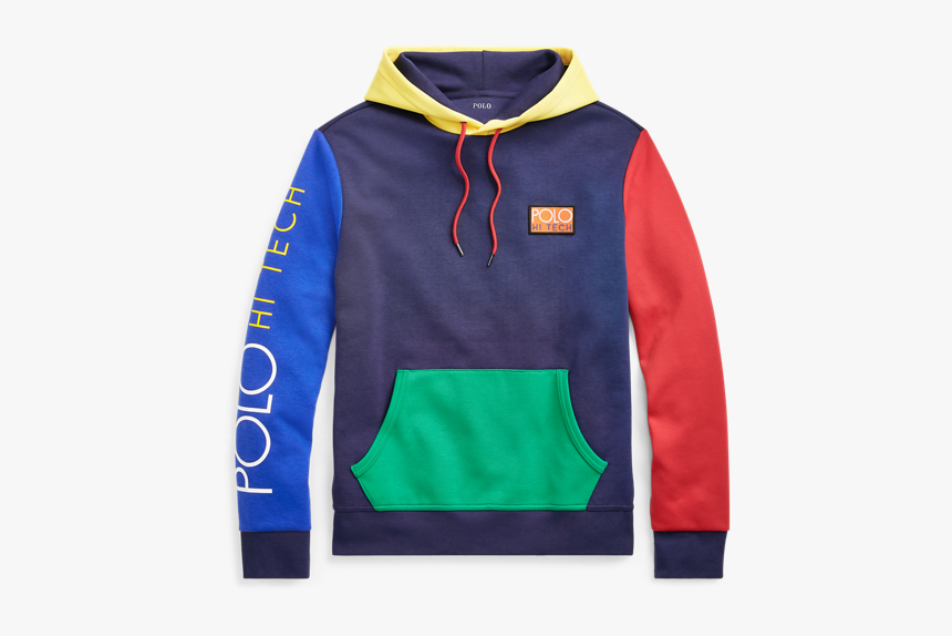 Polo Color Block Hoodie, HD Png Download - kindpng