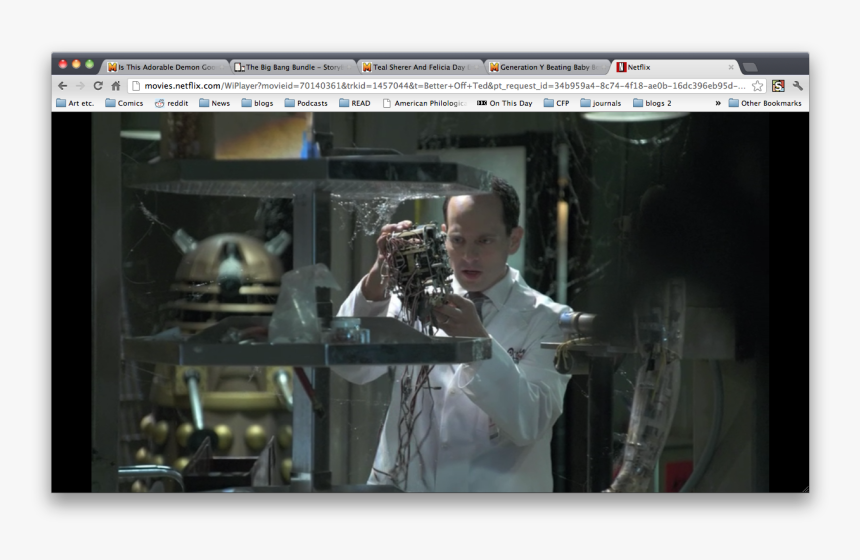 There Is A Dalek In Better Off Ted - Better Off Ted Dalek, HD Png Download, Free Download