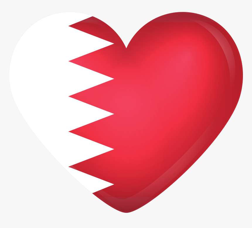High Resolution Bahrain Flag Clipart , Png Download - Bahrain Flag Heart Png, Transparent Png, Free Download