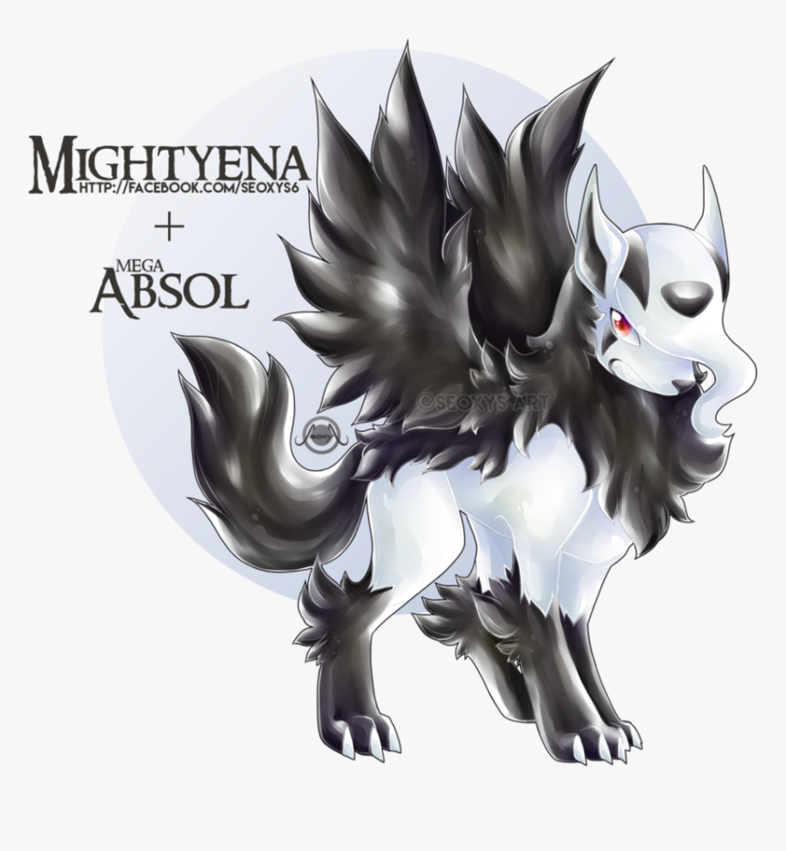 Mightyena Mega Evolution - Absol X Mightyena, HD Png Download, Free Download