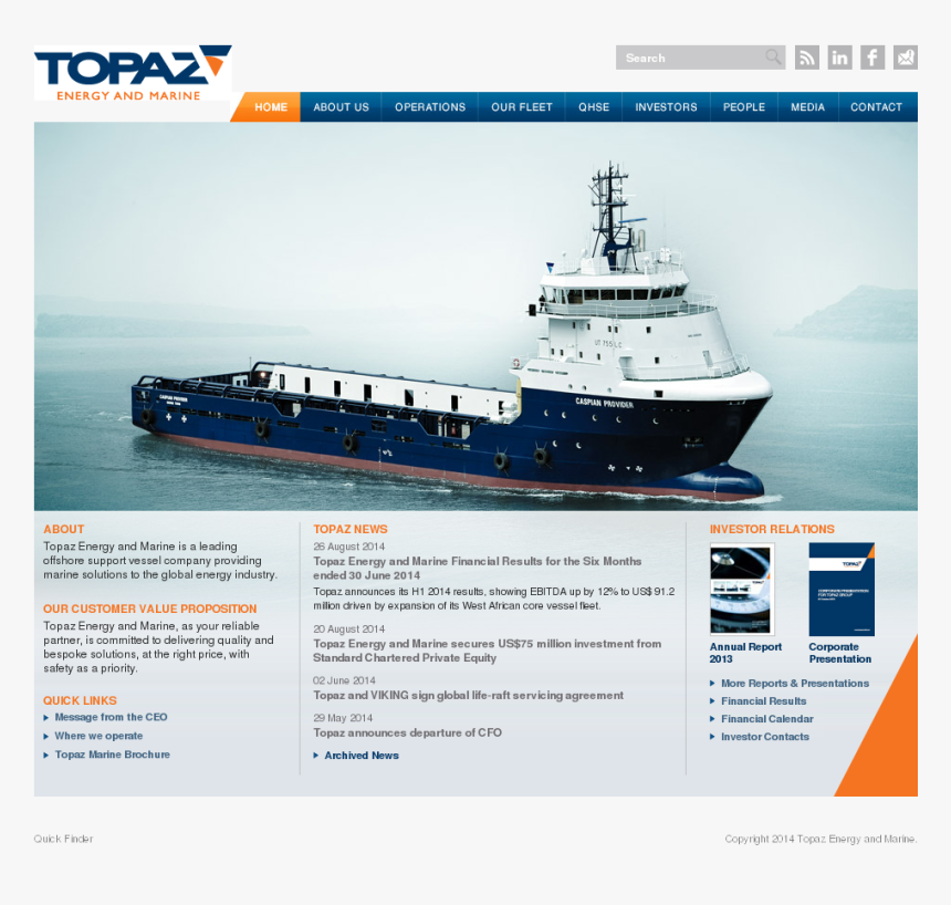 Topaz Energy And Marine, HD Png Download, Free Download