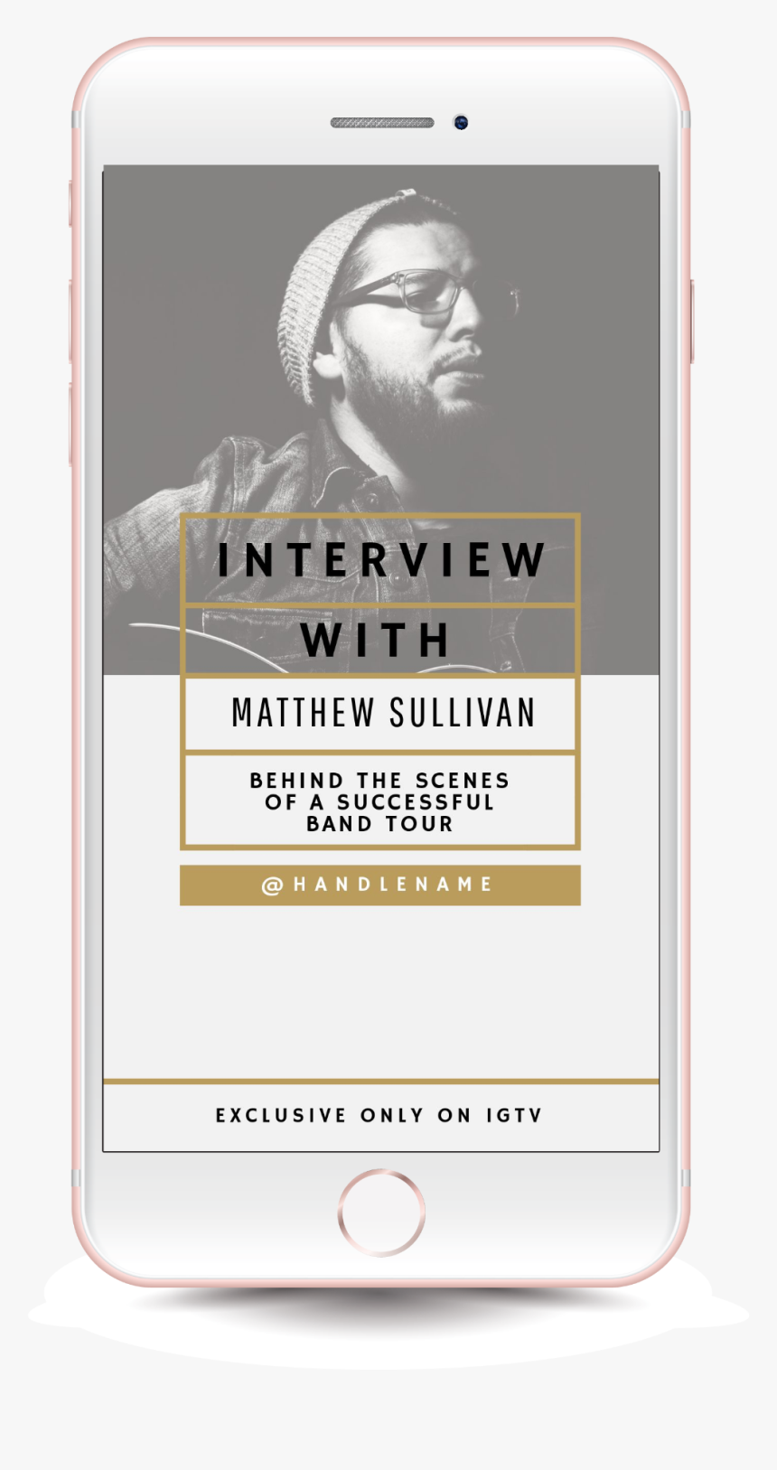 Interview Series Igtv Cover Template - Eye Shadow, HD Png Download, Free Download