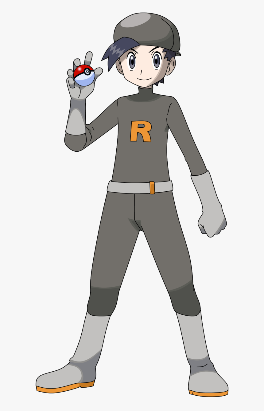 Pokemon Gold Team Rocket Outfit, HD Png Download, Free Download