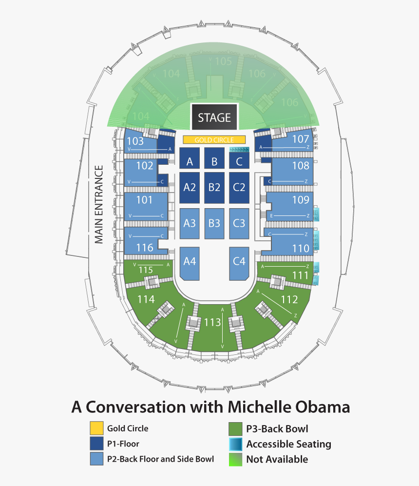 Event Map - Save On Foods Memorial Seating Chart Bc, HD Png Download, Free Download