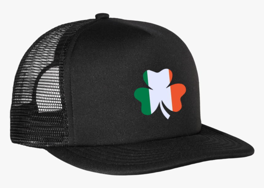 Irish Flag Shamrock Hat - Trucker Cap Mock Up Psd, HD Png Download, Free Download