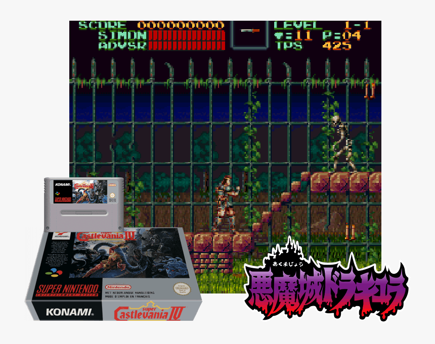 Super Castlevania Iv [ ], 4 Images Mix, HD Png Download, Free Download