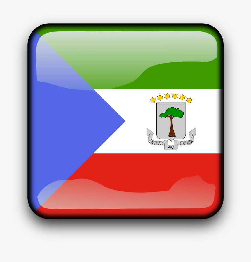 Gq Clip Arts - Equatorial Guinea Flag, HD Png Download, Free Download