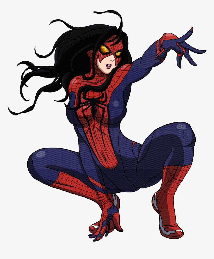Spider Woman Andrew Garfeild By Bluesupersonic - Spider Woman Spider Girl, HD Png Download, Free Download