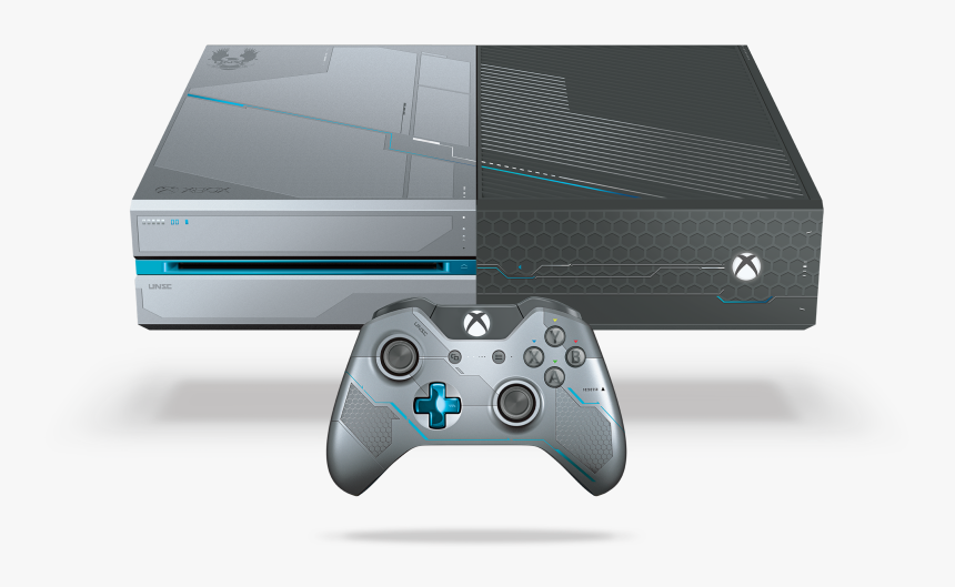 Xbox One Limited Edition Halo 5 Guardians Angled Render - Xbox One Halo 5, HD Png Download, Free Download