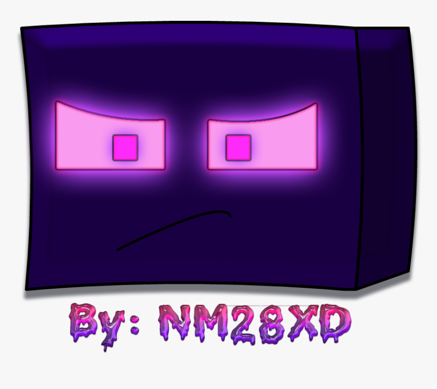 - Transparent Minecraft Cartoon Enderman , Png Download - Minecraft Enderman Head Art, Png Download, Free Download