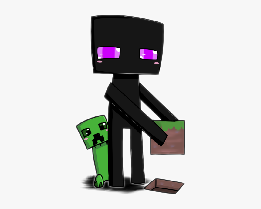 Mbtskoudsalg Provides You With Free Enderman Drawing - Cute Enderman Drawing, HD Png Download, Free Download