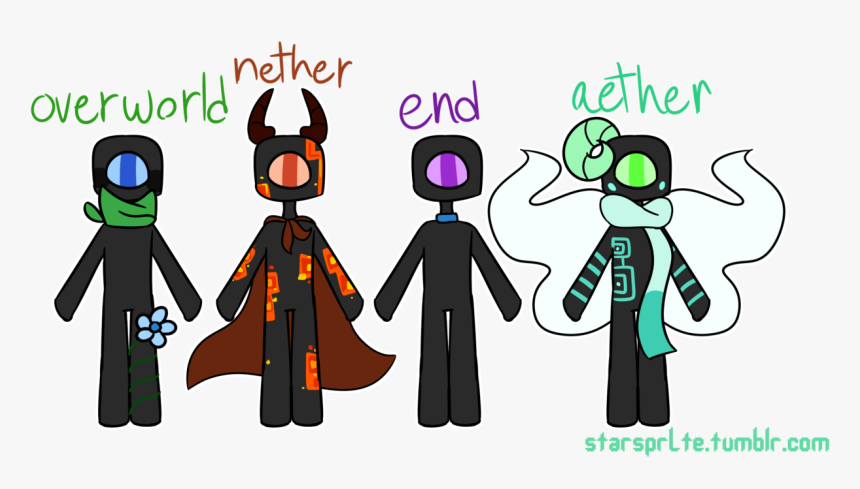 Enderman Persona - Cartoon, HD Png Download, Free Download