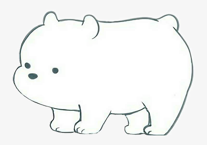 Polar Clipart Cute Anime - Dibujo De Oso Polar Kawaii, HD Png Download, Free Download