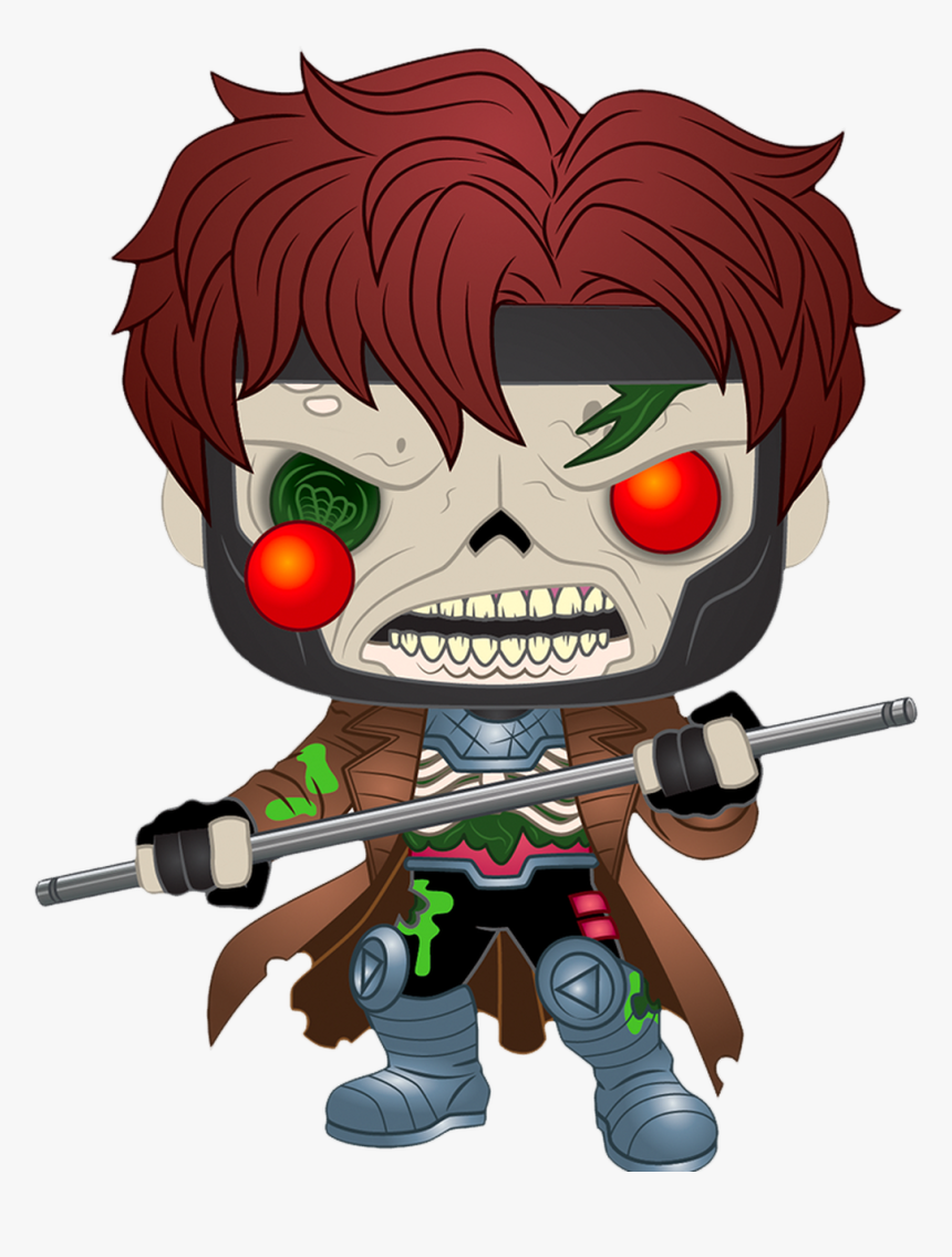 Gambit Zombie Pop Vinyl Figure - Funko Pop Marvel, HD Png Download, Free Download