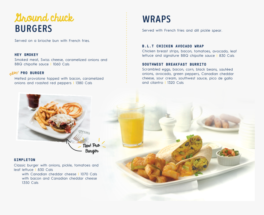 Burgers & Wraps - Brunch, HD Png Download, Free Download