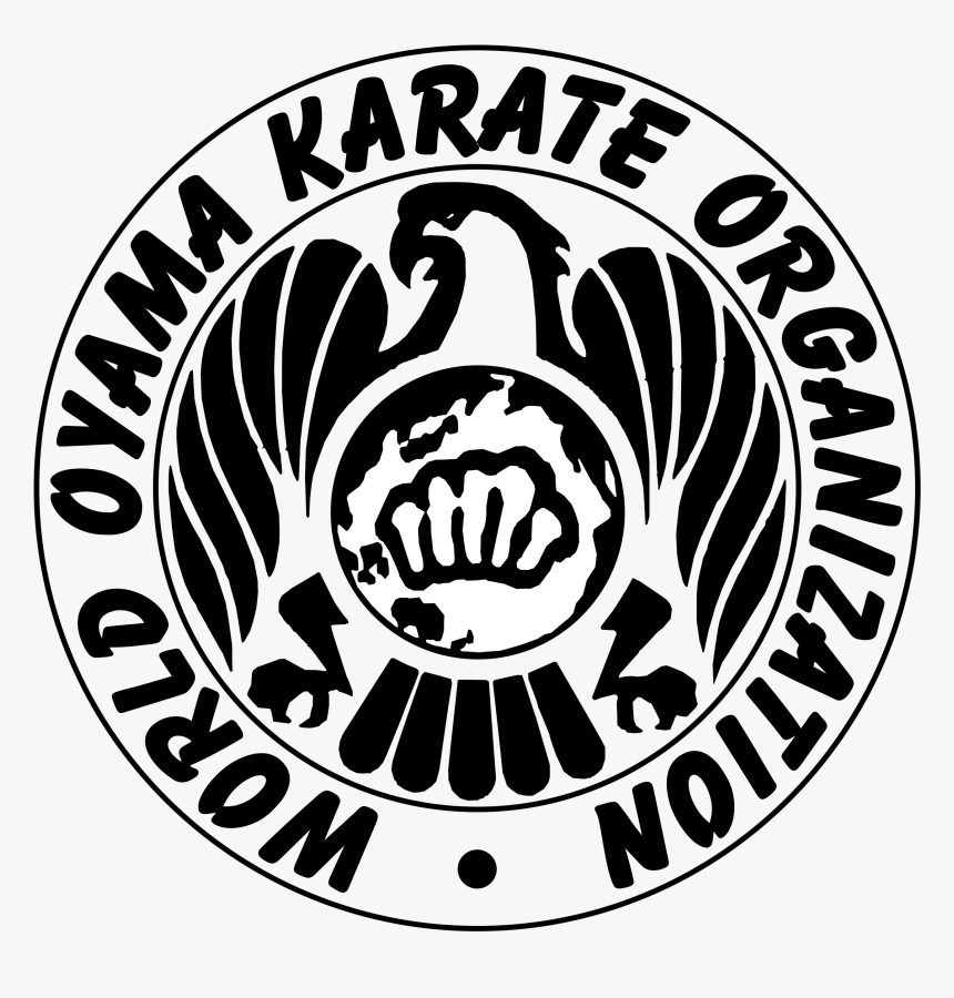 World Oyama Karate Organization Logo Png Transparent - Lambang Karate, Png Download, Free Download