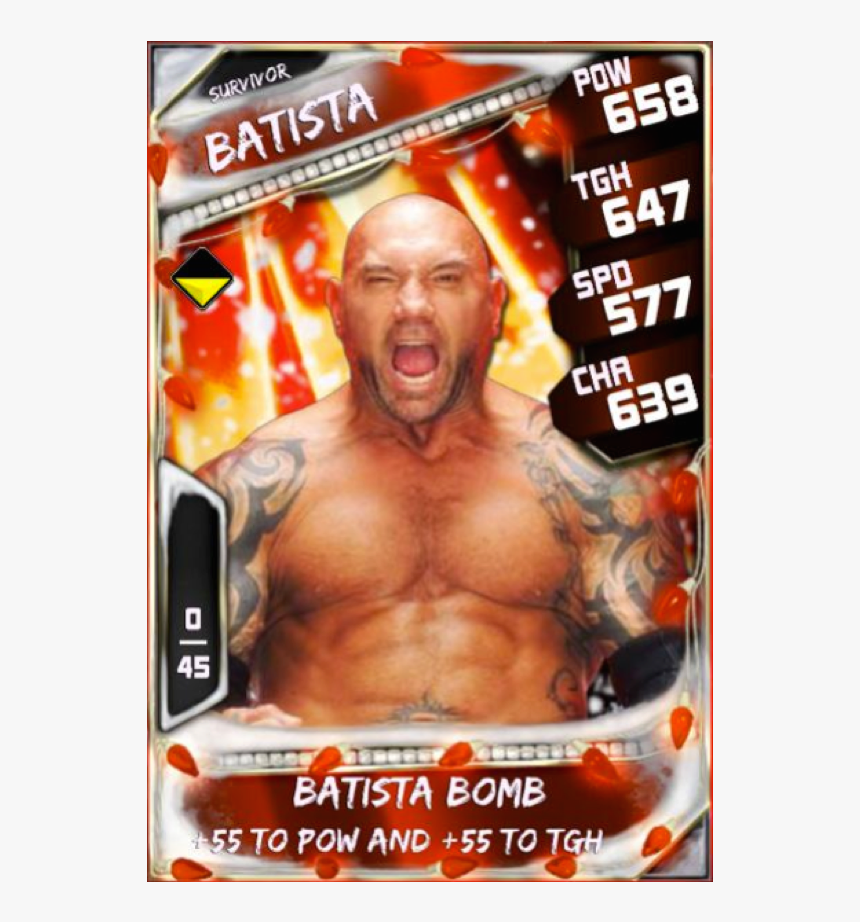 Batista - Survivor - Wwe Batista Wrestlemania 35 Supercard, HD Png Download, Free Download