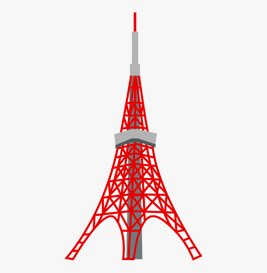 Tokyo Tower Clipart - Tokyotower Illust, HD Png Download, Free Download