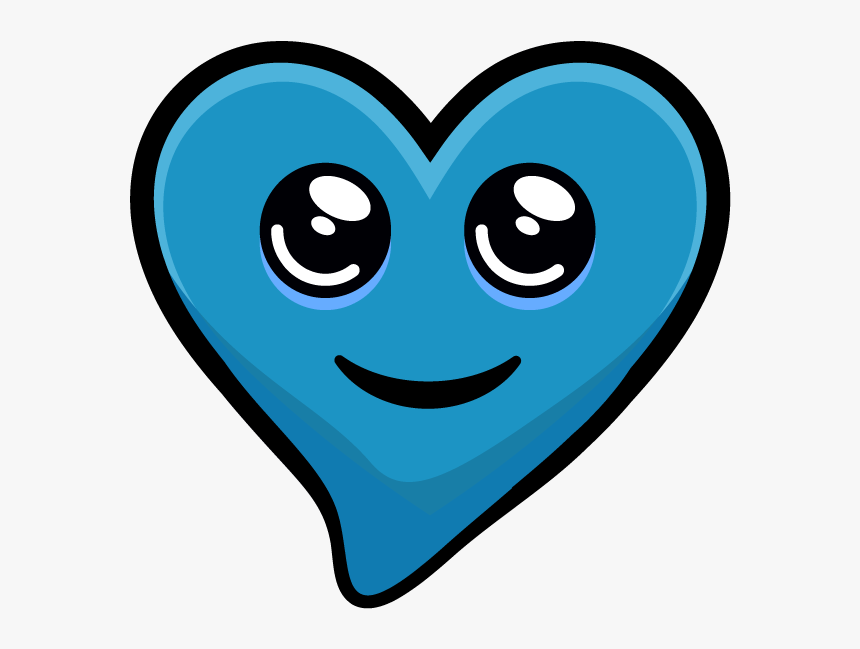 Blue Hearts Stickers Messages Sticker-11 - Smiley, HD Png Download, Free Download