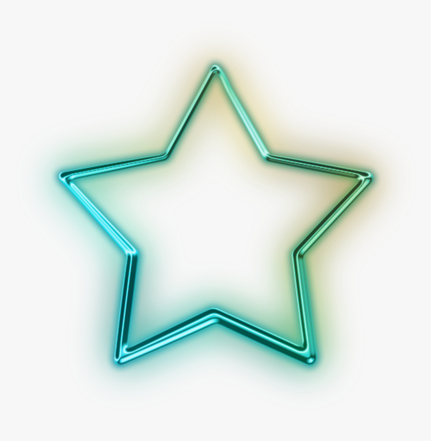 Neon Star Png - Eye Exam Test For Kids, Transparent Png, Free Download