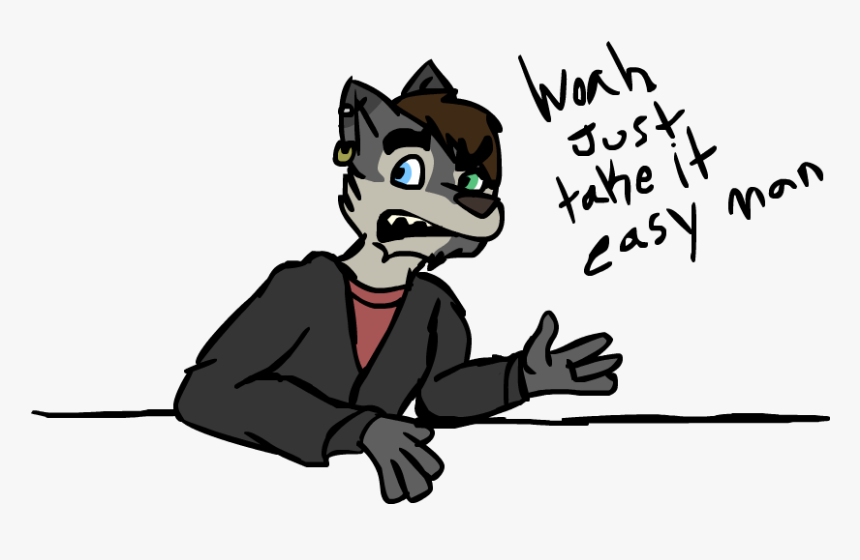 Woah Just Take It Easy Man - Cartoon, HD Png Download, Free Download