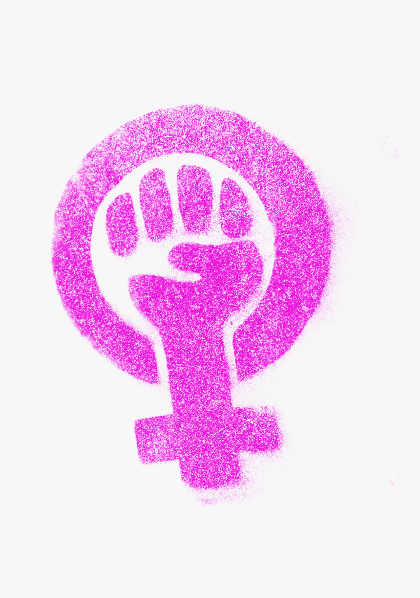 Logo Of A Symbol For Female With A Fist In The Center - Women's Rights Png, Transparent Png, Free Download