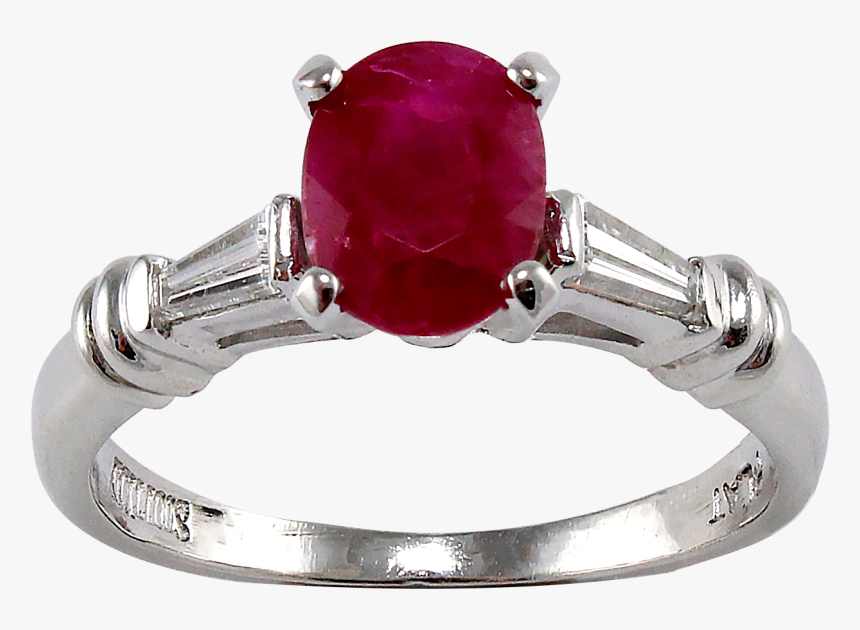 Transparent Red Gem Png - Pre-engagement Ring, Png Download, Free Download