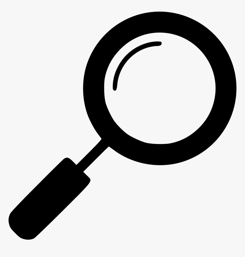 Clip Art Magnifying Glass Computer Icons Portable Network - Black Magnifying Glass Png, Transparent Png, Free Download